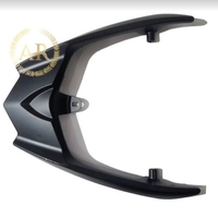 Backrest vespa type black aluminum